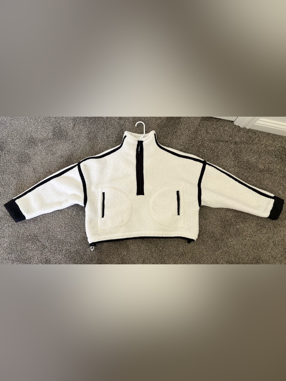 Free People FP Movement Mountain High Half Zip Fleece
White and Black Contrast - Picture 7 of 8